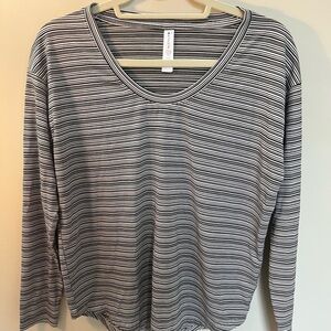 Athleta Cloudlight Stratus Striped top